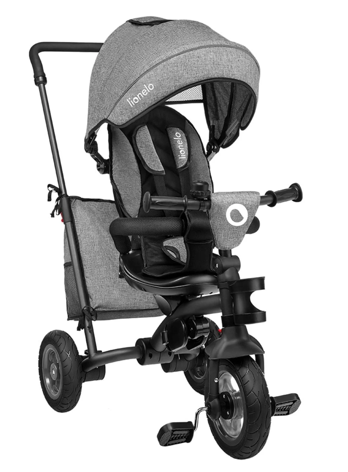 image for Tricicleta pentru copii 2 in 1 Lionelo Tris Stone Gri foto
