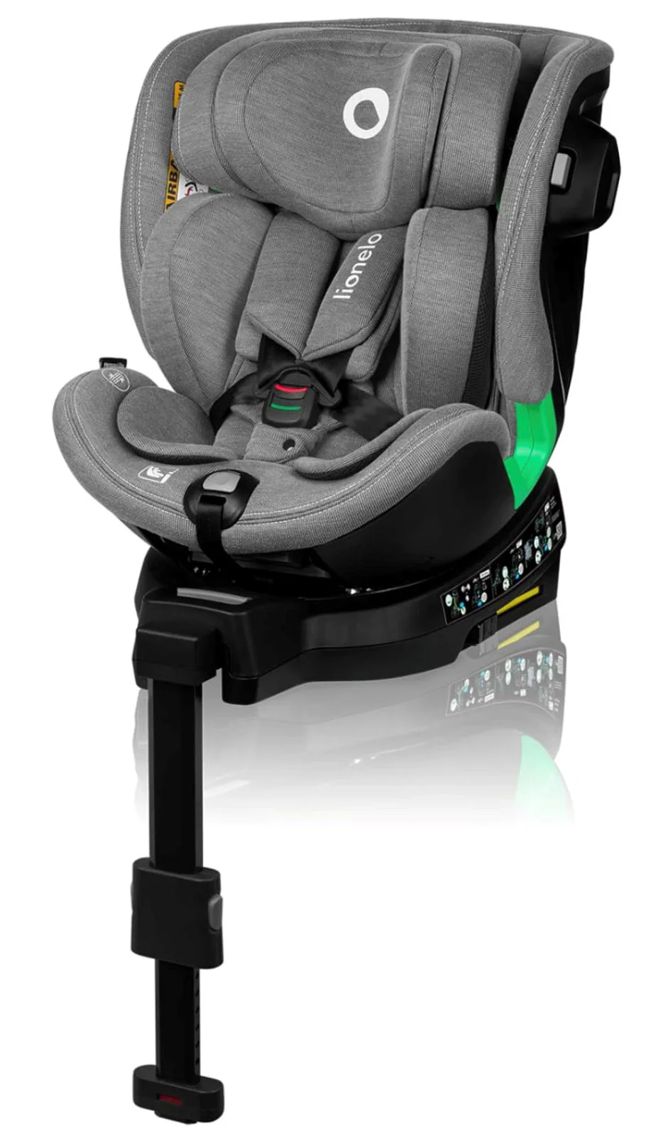 Автокресло Lionelo Harmony Concrete Bamboo, 0-36 кг, Серый foto