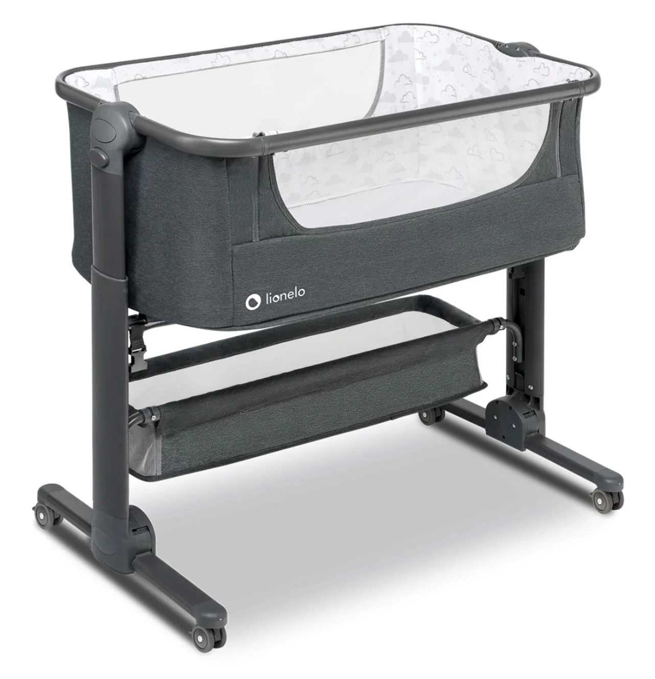 Patuc co-sleeper Lionelo Timon cu saltea foto