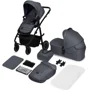 Carucior 2 in 1 Lionelo Amber Plus Grey Graphite foto