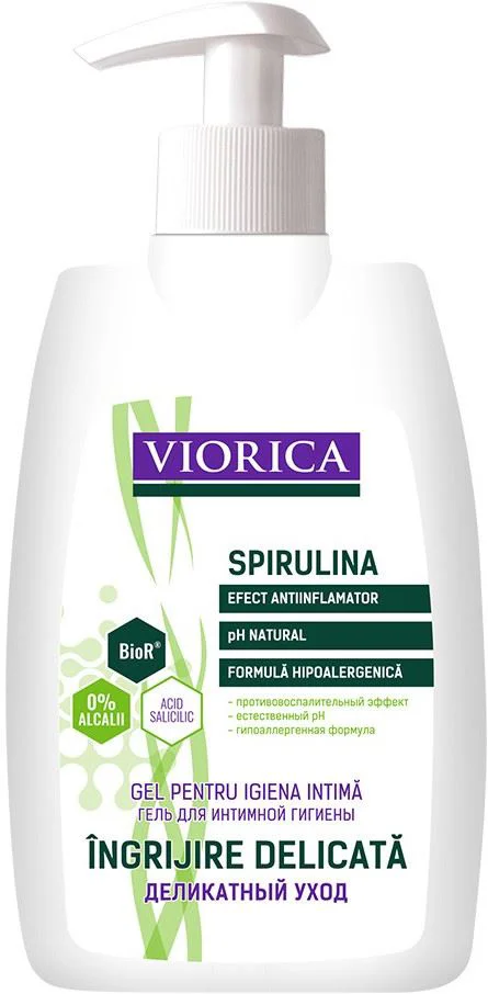 image for Gel intim Viorica Spirulina, 400 ml foto