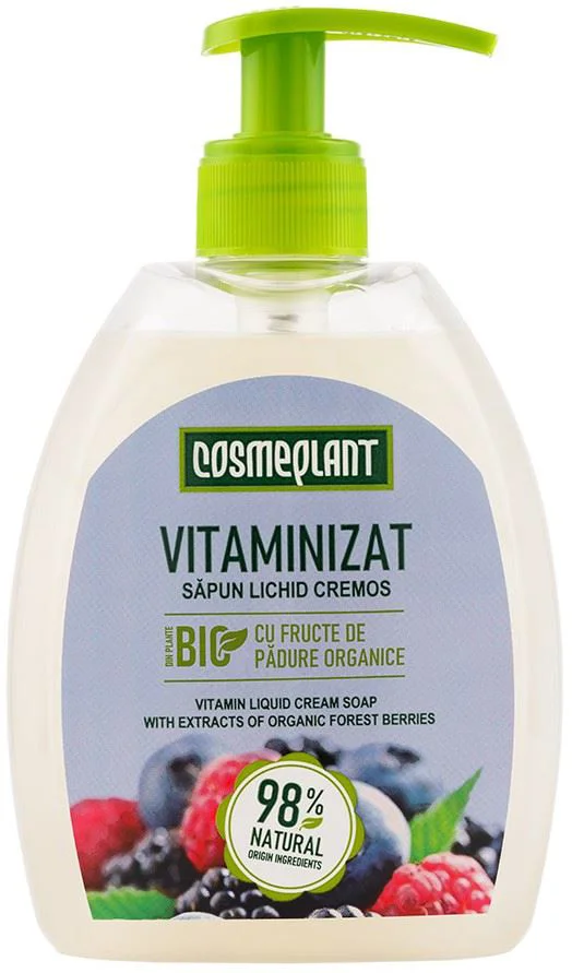 image for Жидкое крем-мыло витаминизированное Cosmeplant Лесные ягоды, 400 мл foto