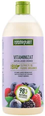 Sapun lichid cremos Cosmeplant Vitaminizat Fructe de padure, 1000 ml foto