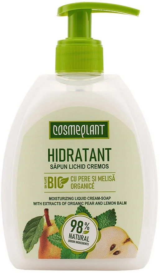 image for Sapun lichid cremos Cosmeplant Hidratant Pere si Melisa, 400 ml foto