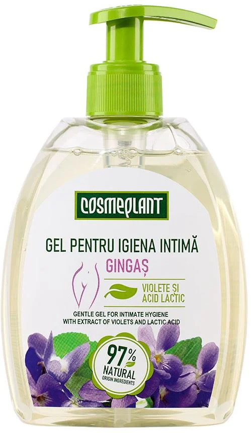 image for Gel intim gingas Cosmeplant Violete si acid lactic, 400 ml foto