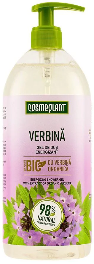 image for Gel de dus energizant Cosmeplant Verbina, 1000 ml foto