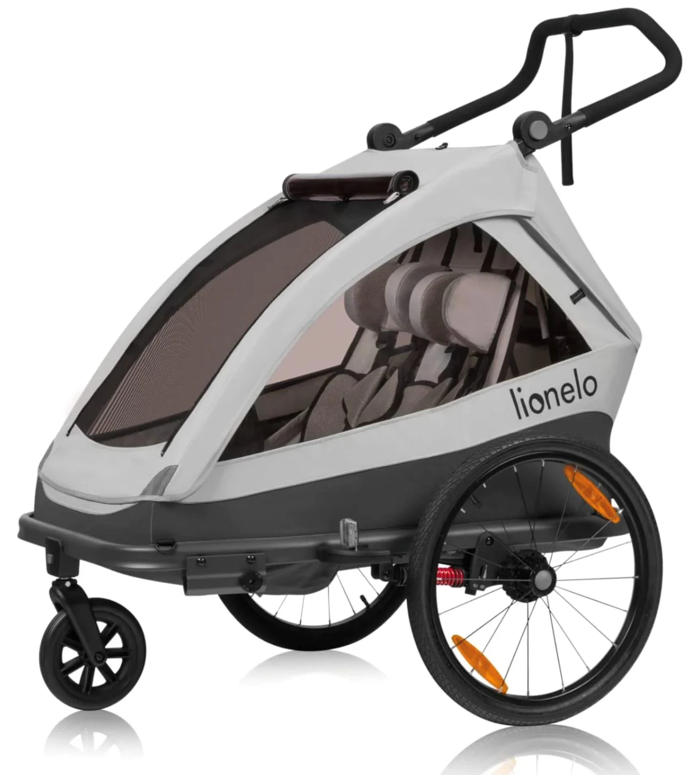 image for Прогулочная коляска для близнецов Lionelo Cama Серый foto