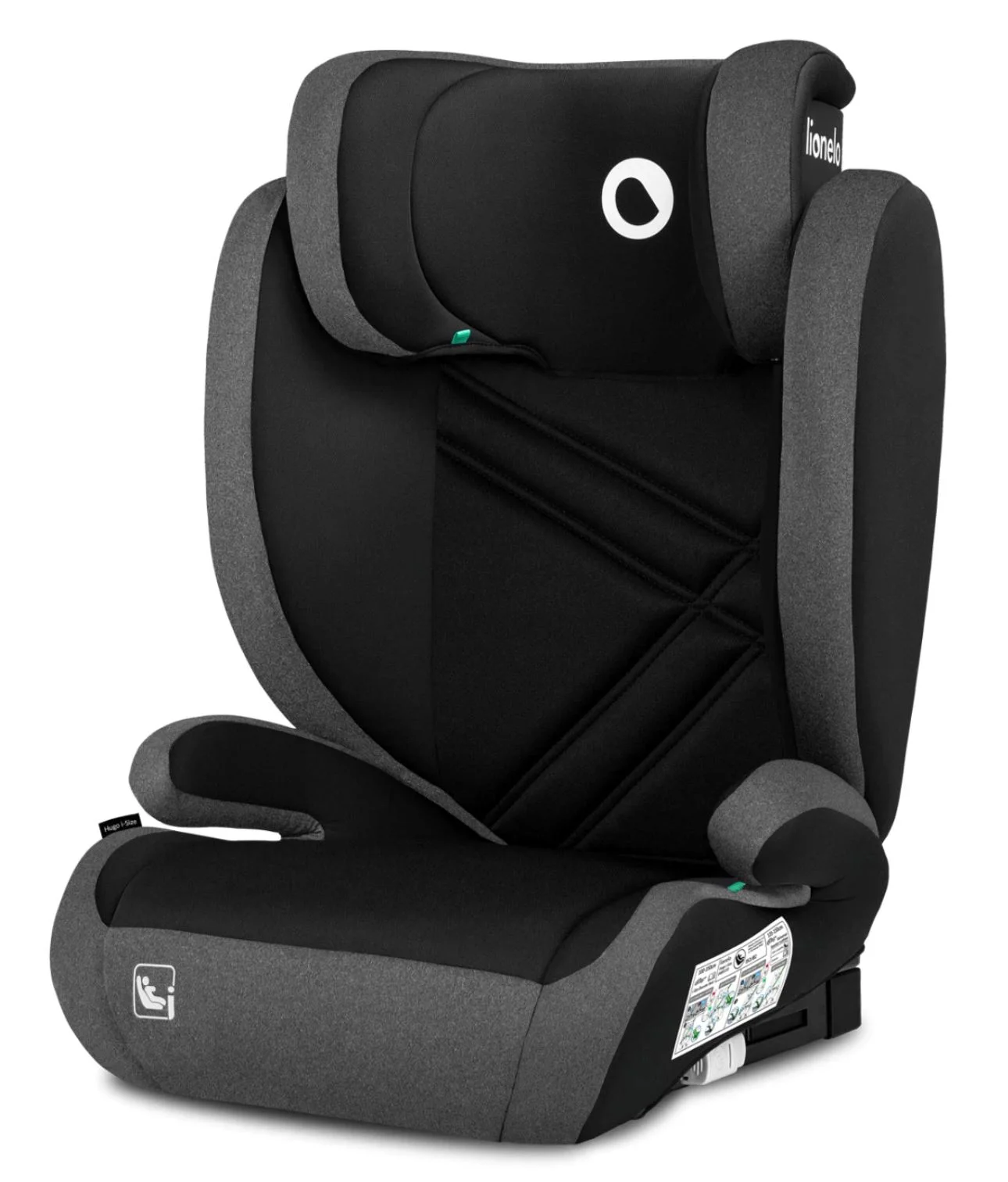 image for Автокресло Lionelo Isofix Hugo Черное, 15-36 кг foto