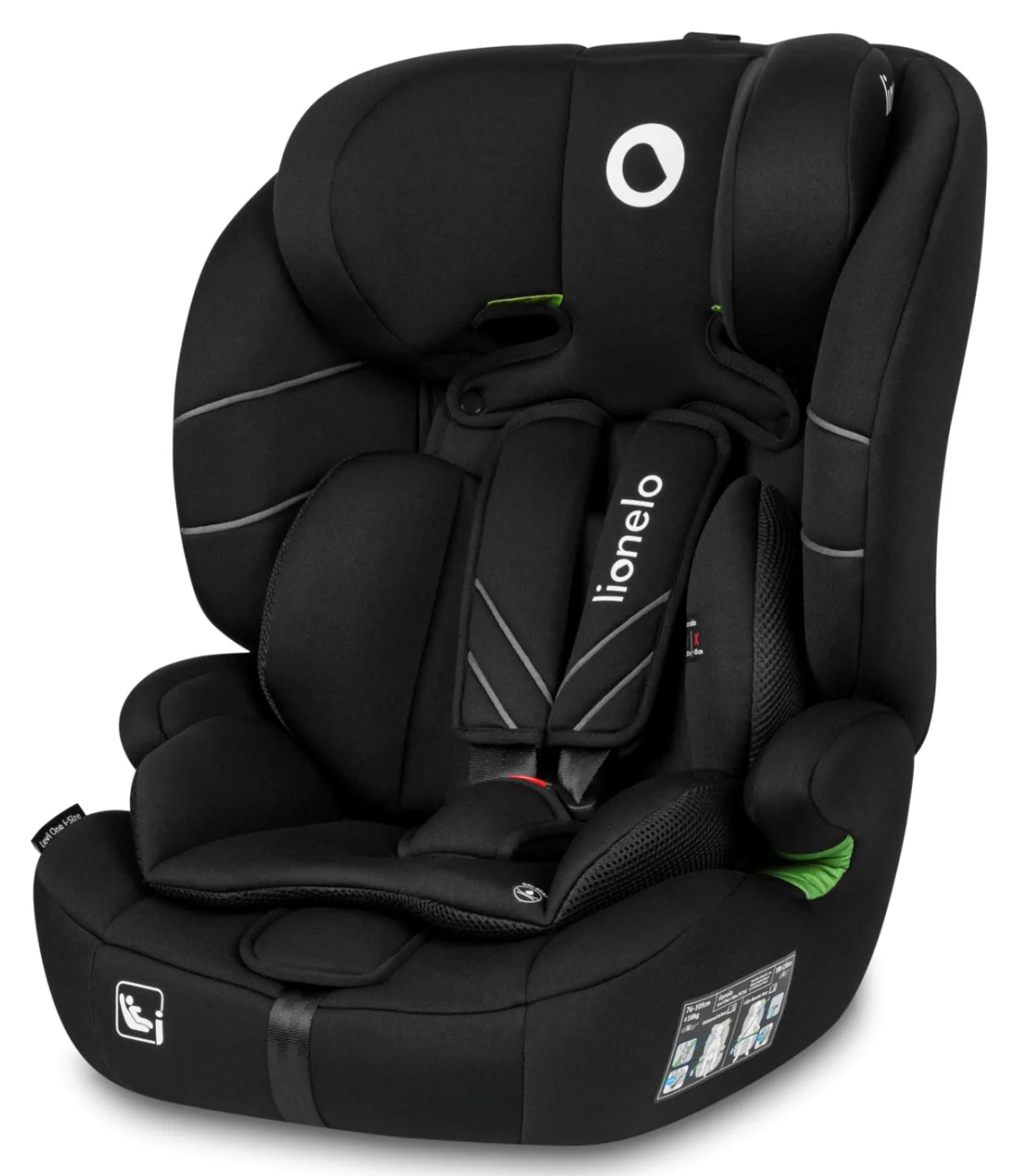 Scaun auto Lionelo Levi One, 9-36 kg Negru foto
