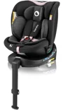 Scaun auto Lionelo Navy, rotativ 360, 0-36 kg Negru-roz foto