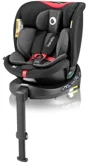 Scaun auto Lionelo Isofix Navy, rotativ 360, 0-36 kg Rosu foto