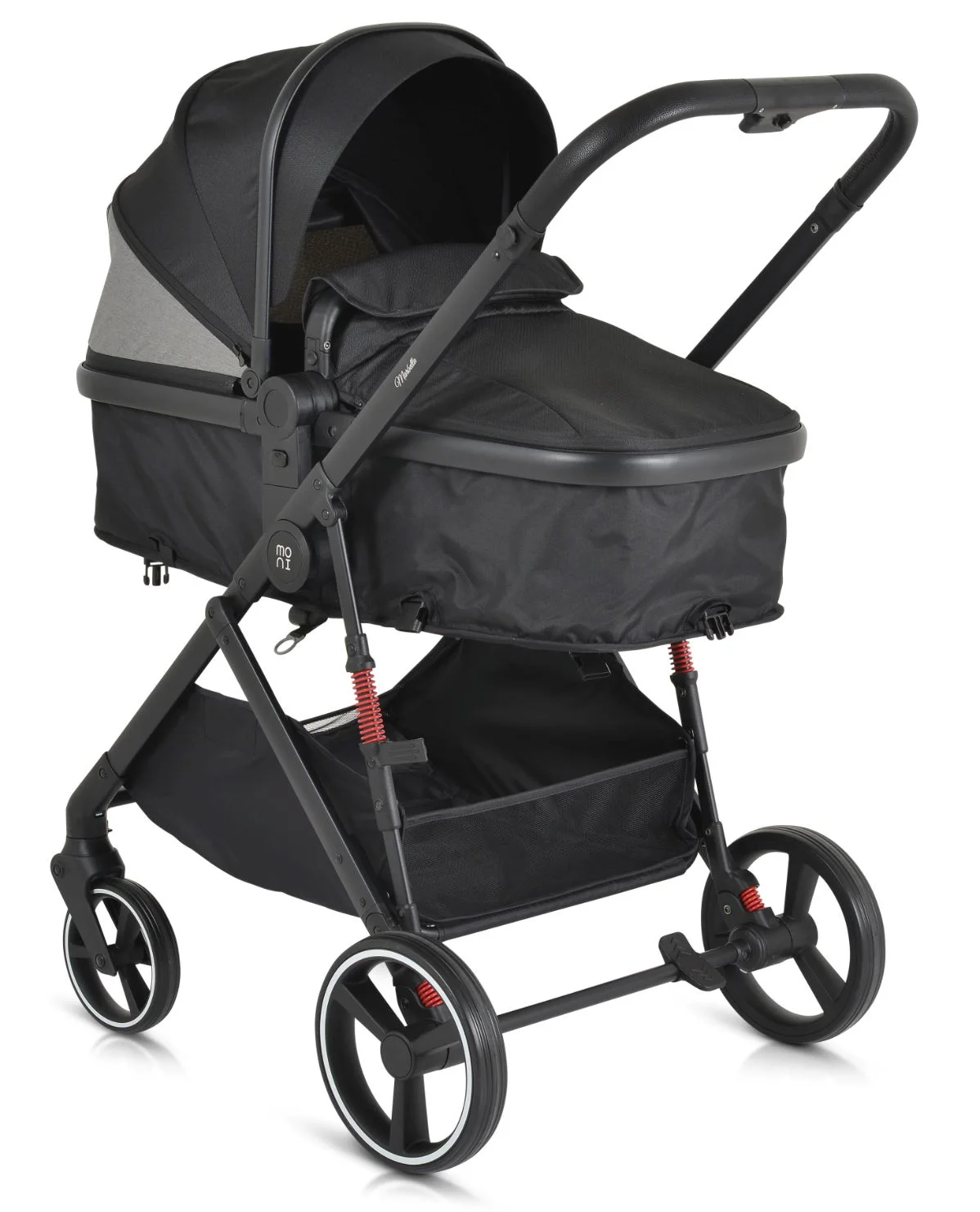 image for Carucior transformabil 3 in 1 Moni Marbella Negru foto
