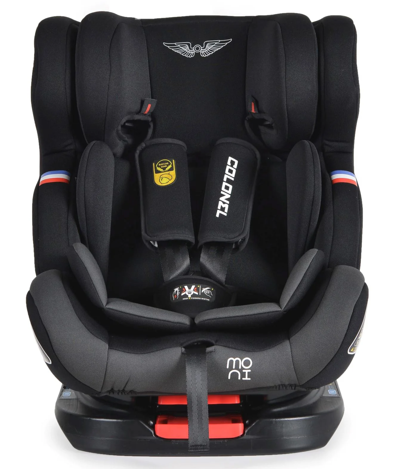 image for Автокресло Moni Isofix Colonel, 0-36 кг, Серый foto