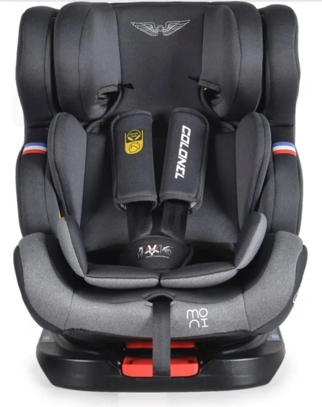 image for Автокресло для детей Moni Isofix Colonel, 0-36 кг, Серый foto