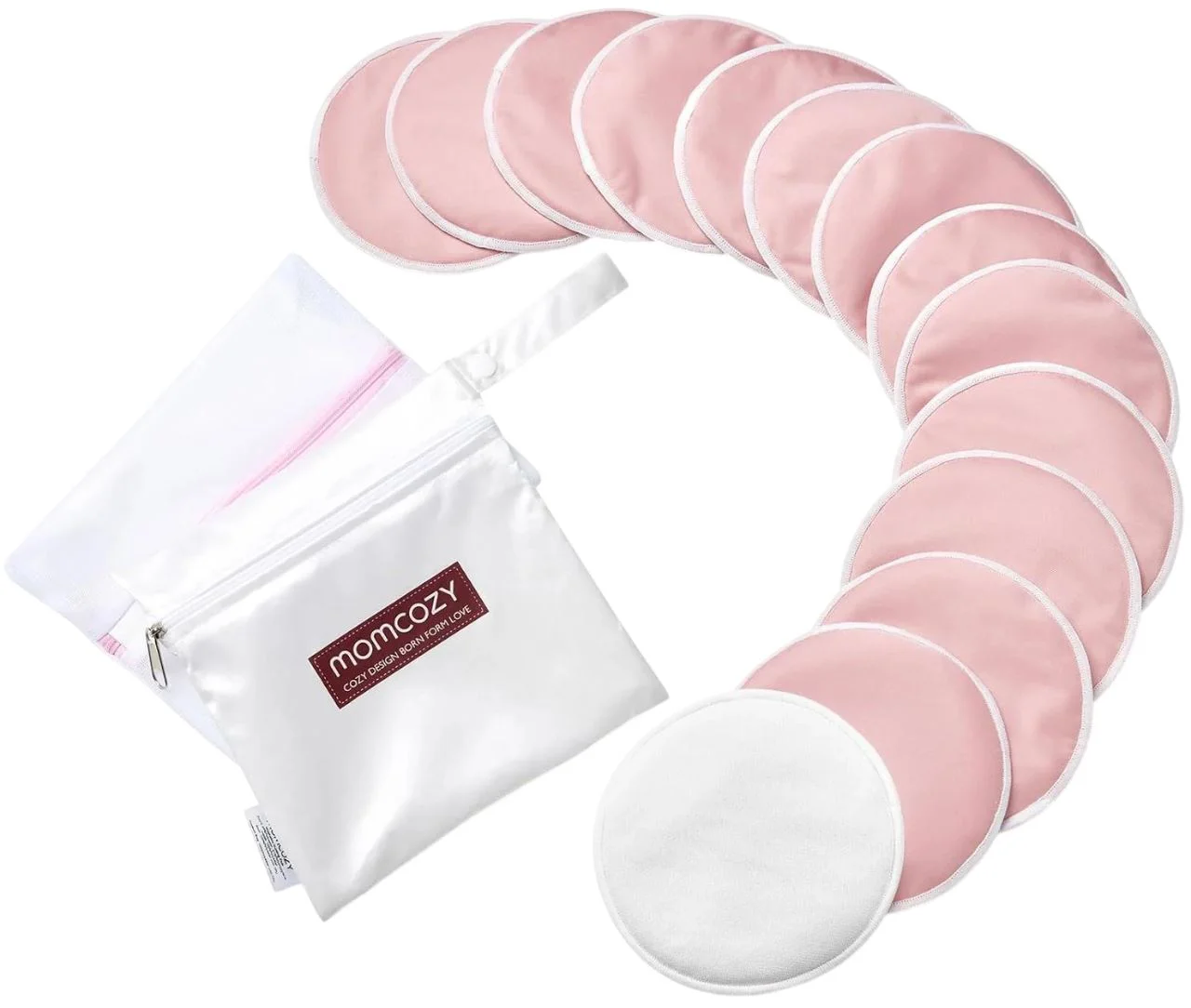 Absorbante pentru san reutilizabile Momcozy subtiri, 14 buc. foto
