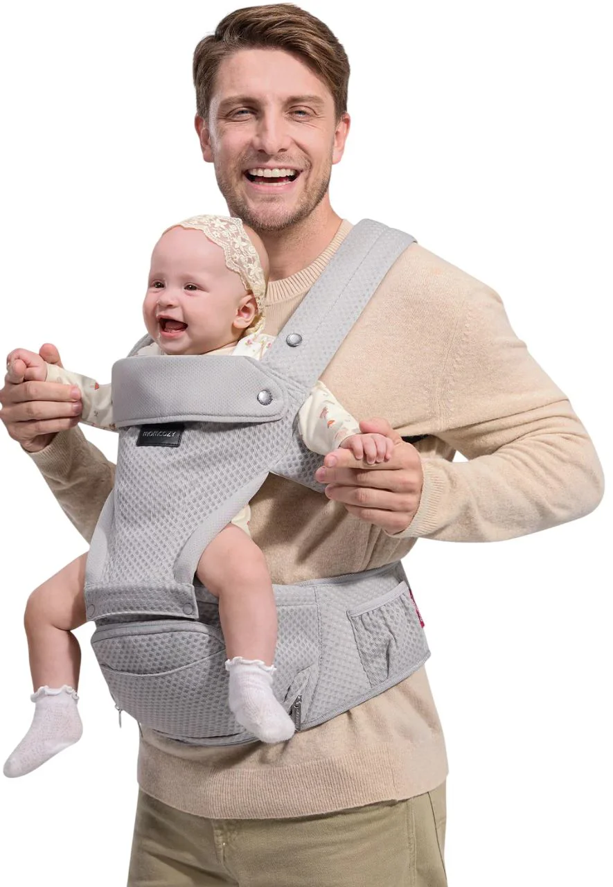 Эргономичный рюкзак‑кенгуру Momcozy Air Mesh-Grey foto