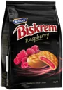 Biscuiti Biskrem cu umplutura de zmeura, 160 g foto