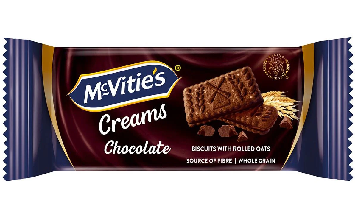 image for Biscuiti McVities Creams Chocolate, 87 g foto