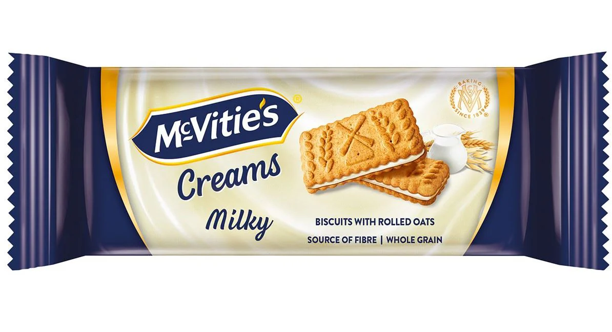 image for Biscuiti McVities Creams Milky, 100 g foto