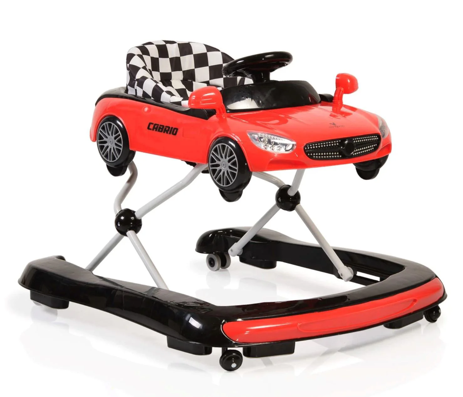 image for Прогулочный ходунки Moni Walker 2 в 1 Cabrio Красный foto