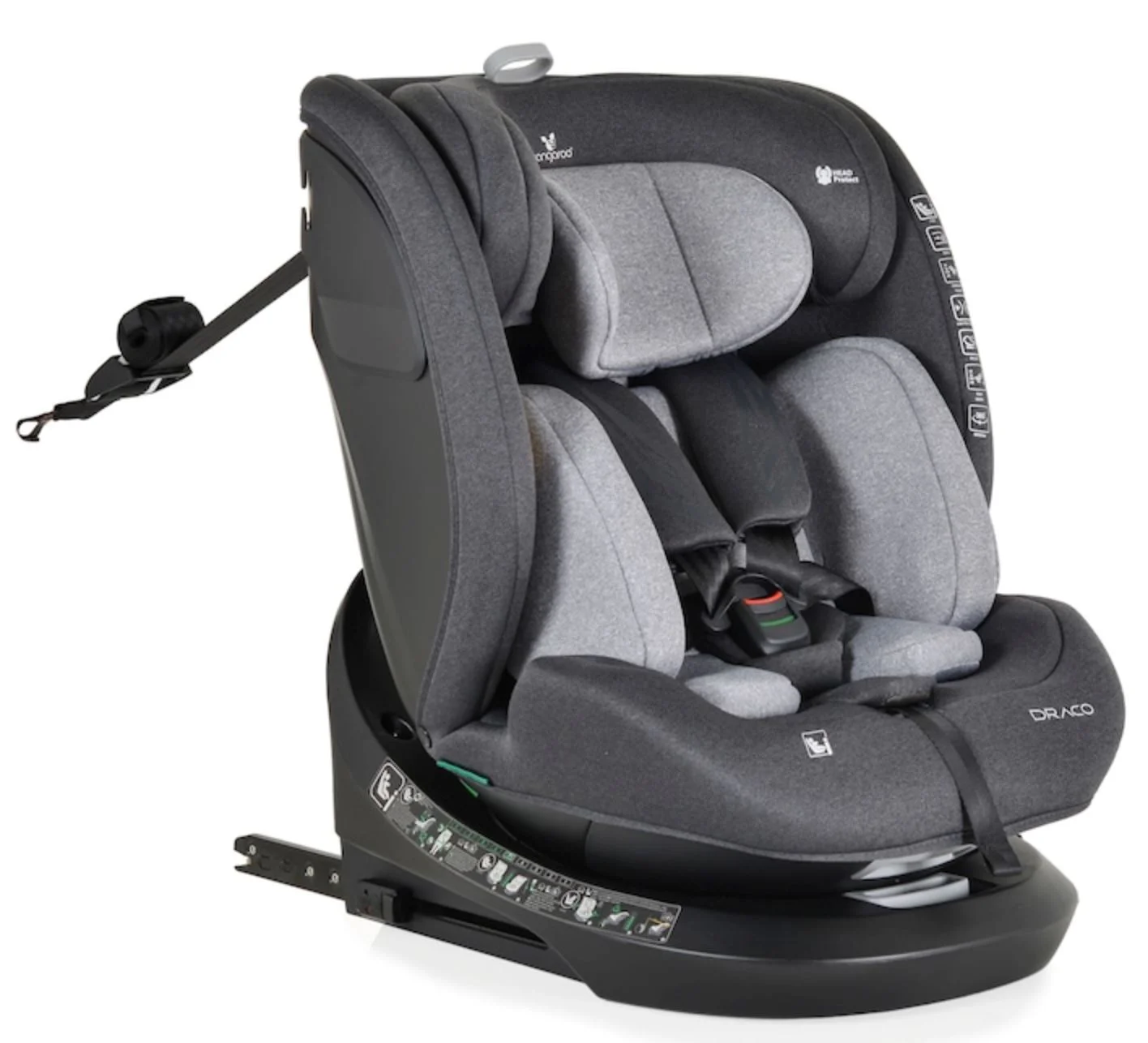 image for Автокресло Moni Isofix 360 Draco Серый foto