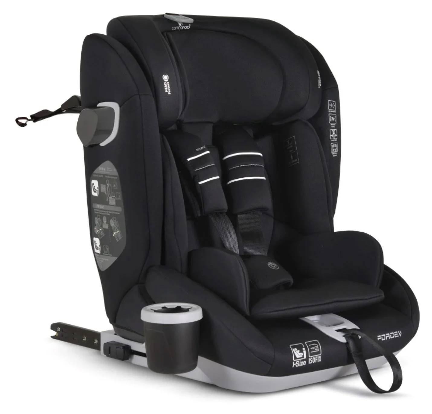 Scaun auto Moni Isofix Force, 9-36 kg Negru foto
