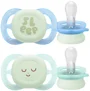 Suzete din silicon Philips Avent Ultra Night Start (0-2 luni), 2 buc. foto