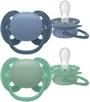 Suzete din silicon Philips Avent Ultra Soft Albastru/Verde (6-18 luni), 2 buc. foto