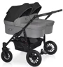 Carucior pentru gemeni 2 in 1 Riko Basic Saxo 04 Onyx foto