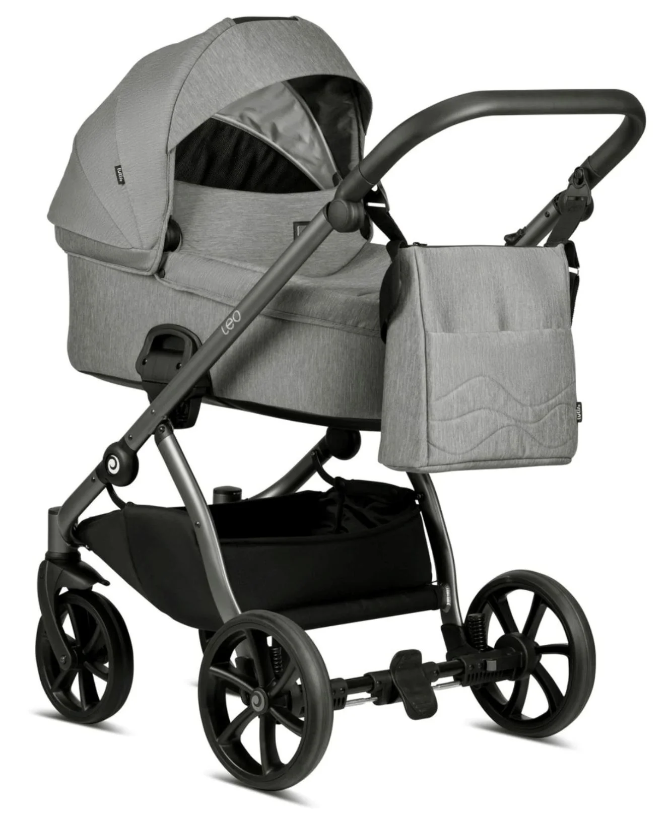 Carucior 2 in 1 Tutis Leo Gri foto