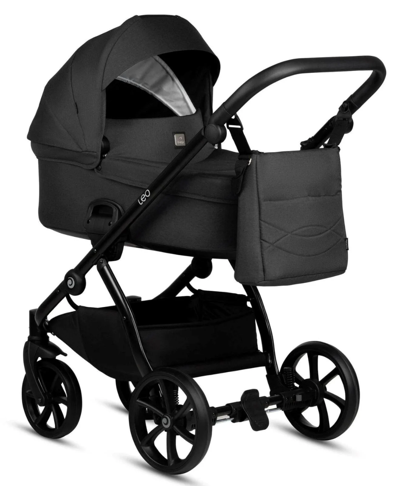 Carucior 2 in 1 Tutis Leo Negru foto