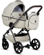Carucior 2 in 1 Tutis Uno 5 Leather Alb foto