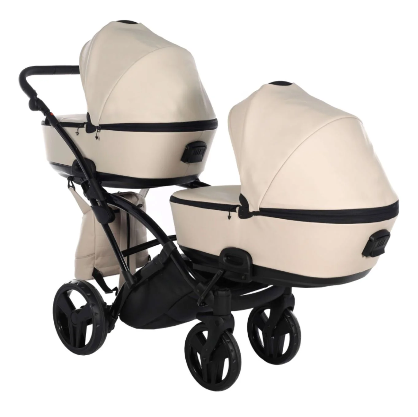 image for Коляска для двойни 2 в 1 Junama Duo Slim Space Eco Бежевый foto