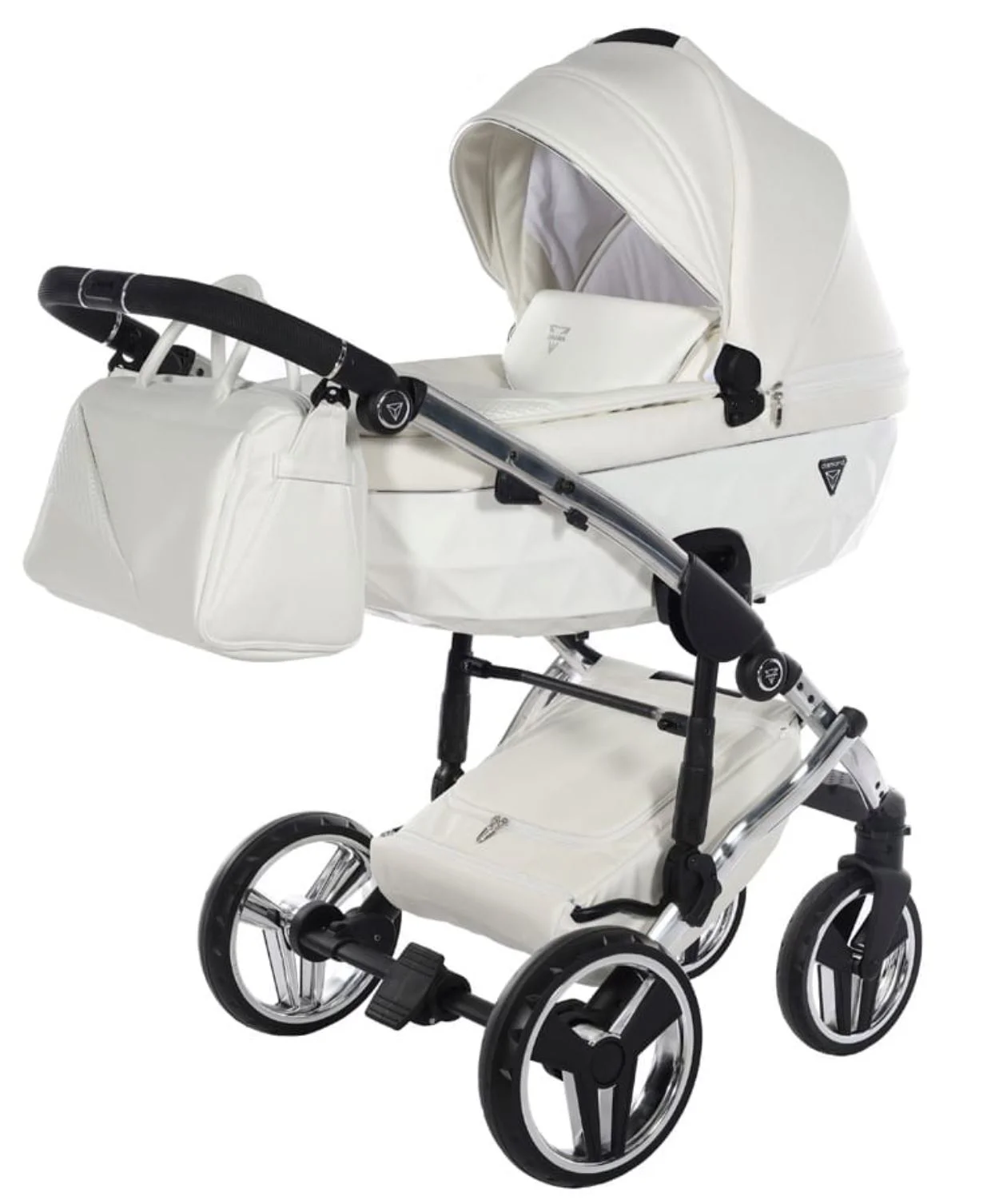 image for Carucior 2 in 1 Junama Fluo Line v3 Alb foto