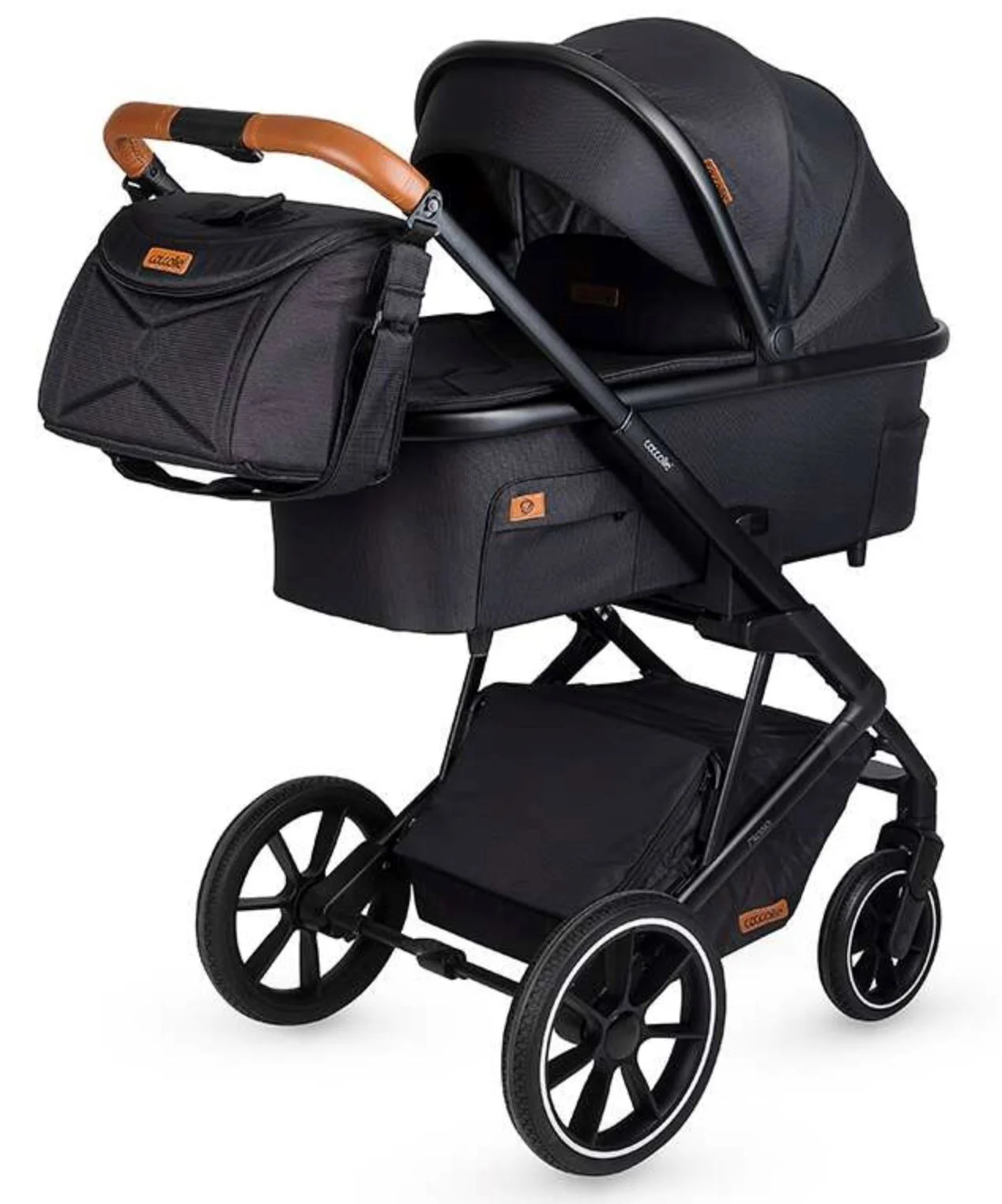 image for Carucior 2 in 1 Coccolle Nessia Diamond Negru foto