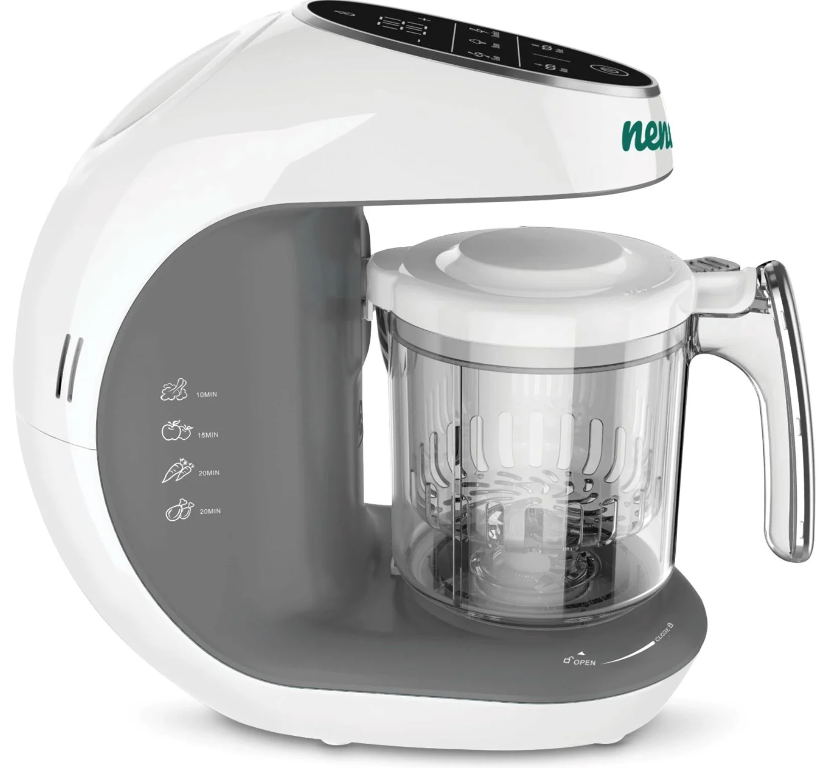 image for Aparat de gatit cu aburi Neno Cibo cu blender Alb foto