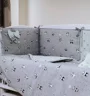 Постельное бельё для кроватки PernaMea Baby Panda Бирюзовое, 8 предметов, 120x60 см foto