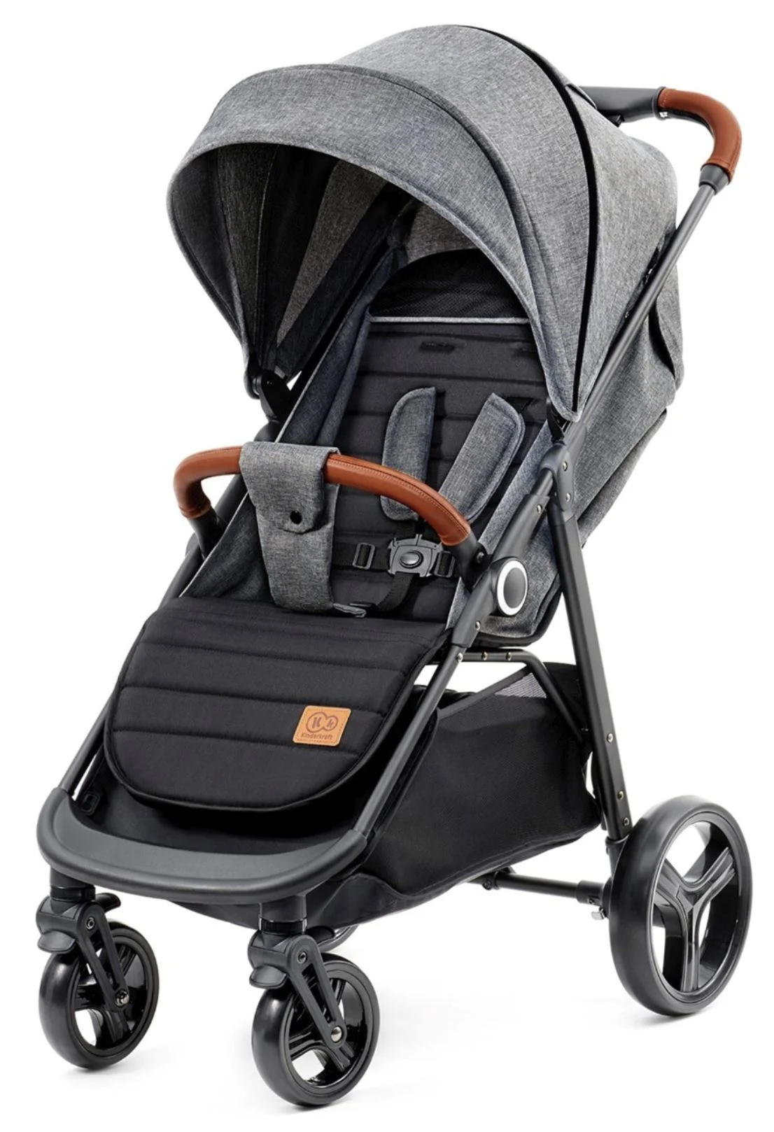image for Коляска для детей Kinderkraft Grande Plus Серый foto