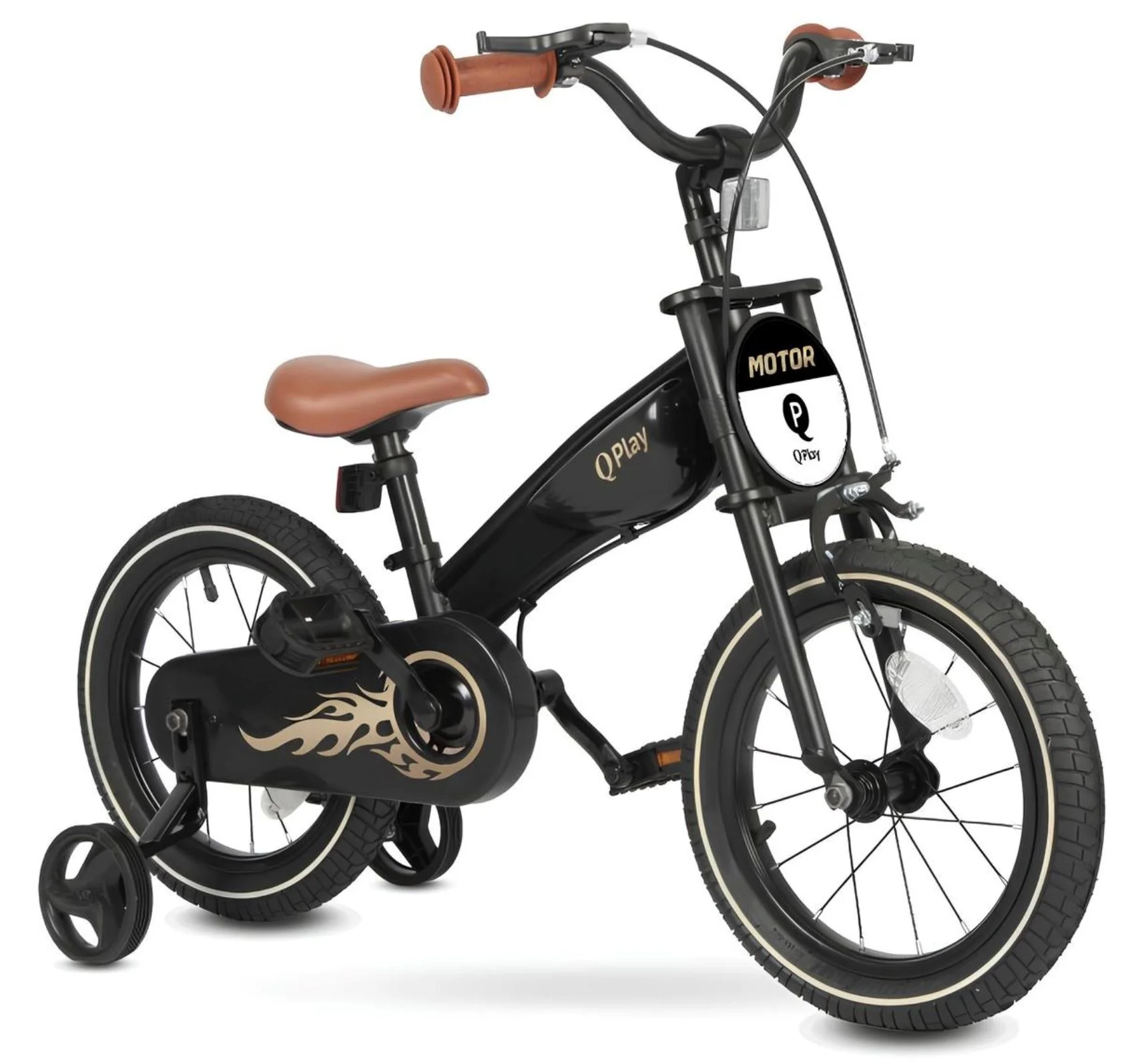 Детский велосипед Qplay Motor 3 в 1 Черный foto