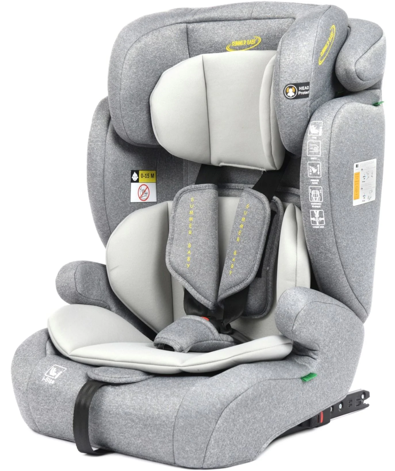 image for Scaun auto pentru copii Summer Baby Porto I-Size Light Gri foto