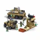 Set de constructie Sluban Vehicule militare, 744 piese foto