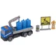 Camion  HTI Teamsterz City Loader cu remorca si brat telescopic pentru incarcare, in as. foto