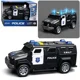 Jeep de politie cu frictiune Wenyi cu lumini si sunete, 1:32 foto