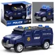Jeep de politie cu frictiune Wenyi cu lumini si sunete, 1:32 foto