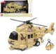 Elicopter militar de salvare cu inertie Wenyi cu lumini si sunete, 1:20 foto