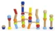 Constructor educativ din lemn Viga Toys Construieste Turnul, 46 el. foto