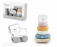 Set de joaca Viga Toys Jucarie de tras si piramida - Urs Polar foto