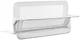 Bariera de protectie laterala BabyJem White, 120x48,5 cm foto