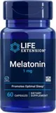 Supliment alimentar Life Extension Melatonina 1 mg, 60 capsule foto