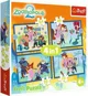 Пазл Trefl 4 в 1 An adventurous Zootopia foto